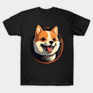 Cartoon Shiba Inu Dog - Cute Shiba Inu T-Shirt